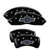 MGP 4 Caliper Covers Engraved F & R 100 Anniversary Black Finish Silver Char 2019 Chevrolet Colorado thumbnail 5