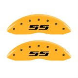 MGP 2 Caliper Covers Engraved Silverado SS Yellow Finish Blk Char 05 Chevy Silverado 1500 thumbnail 1