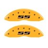 MGP 2 Caliper Covers Engraved Silverado SS Yellow Finish Blk Char 05 Chevy Silverado 1500 thumbnail 7