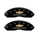 MGP 4 Caliper Covers Engraved F & R Chevy Racing Black Finish Silver Char 2017 Chevrolet Camaro thumbnail 5