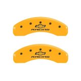 MGP 4 Caliper Covers Engraved F & R Chevy Racing Yellow Finish Black Char 2017 Chevrolet Camaro thumbnail 3