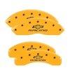 MGP 4 Caliper Covers Engraved F & R Chevy Racing Yellow Finish Black Char 2017 Chevrolet Camaro thumbnail 8