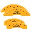 MGP 4 Caliper Covers Engraved F & R Chevy Racing Yellow Finish Black Char 2016 Chevrolet Camaro thumbnail 8