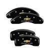 MGP 4 Caliper Covers Engraved F & R Chevy Racing Black Finish Silver Char 2019 Chevrolet Equinox thumbnail 6