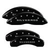 MGP 4 Caliper Covers Engraved Front & Rear Silverado Black Finish Sil Char 2019 Chevy Silverado 1500 thumbnail 4