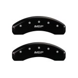 MGP 2 Caliper Covers MGP Black Finish Silver Characters 2018 Chevrolet Tahoe thumbnail 3