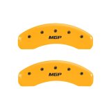 MGP 2 Caliper Covers MGP Yellow Finish Black Characters 2018 Chevrolet Tahoe thumbnail 3