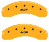 MGP 2 Caliper Covers MGP Yellow Finish Black Characters 2018 Chevrolet Tahoe thumbnail 4