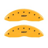 MGP 4 Caliper Covers Engraved Front & Rear MGP Yellow Finish Black Char 2005 Nissan 350Z thumbnail 4