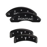 MGP 4 Caliper Covers Engraved Front & Rear MGP Black Finish Silver Char 2018 Nissan Armada thumbnail 7