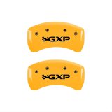 MGP 4 Caliper Covers Engraved Front Pontiac Rear Gxp Yellow Finish Black Char 2008 Pontiac G8 thumbnail 2