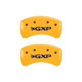 MGP 4 Caliper Covers Engraved Front Pontiac Rear Gxp Yellow Finish Black Char 2008 Pontiac G8 thumbnail 9