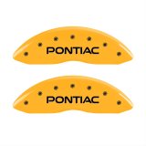 MGP 4 Caliper Covers Engraved Front Pontiac Rear Gto Yellow Finish Black Char 2004 Pontiac GTO thumbnail 1