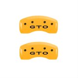 MGP 4 Caliper Covers Engraved Front Pontiac Rear Gto Yellow Finish Black Char 2004 Pontiac GTO thumbnail 2