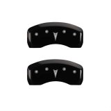 MGP 4 Caliper Covers Engraved Front Pontiac Rear Arrow Black Finish Silver Char 2006 Pontiac GTO thumbnail 2