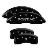 MGP 4 Caliper Covers Engraved Front Pontiac Rear Arrow Black Finish Silver Char 2006 Pontiac GTO thumbnail 5