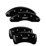 MGP 4 Caliper Covers Engraved Front Pontiac Rear Arrow Black Finish Silver Char 2006 Pontiac GTO thumbnail 7