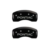 MGP 4 Caliper Covers Engraved Front & Rear Pontiac Black Finish Silver Char 2004 Pontiac GTO thumbnail 9