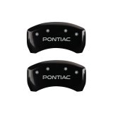 MGP 4 Caliper Covers Engraved Front & Rear Pontiac Black Finish Silver Char 2007 Pontiac Solstice thumbnail 9