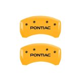 MGP 4 Caliper Covers Engraved Front & Rear Pontiac Yellow Finish Black Char 2007 Pontiac Solstice thumbnail 9
