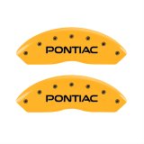 MGP 4 Caliper Covers Engraved Front Pontiac Rear Gxp Yellow Finish Black Char 2007 Pontiac Solstice thumbnail 1