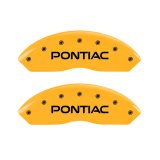 MGP 4 Caliper Covers Engraved Front Pontiac Rear Gxp Yellow Finish Black Char 2007 Pontiac Solstice thumbnail 4
