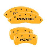 MGP 4 Caliper Covers Engraved Front Pontiac Rear Gxp Yellow Finish Black Char 2007 Pontiac Solstice thumbnail 6