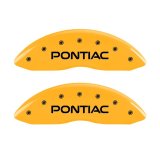 MGP 4 Caliper Covers Engraved Front Pontiac Rear Arrow Yellow Finish Blk Char 05 Pontiac Bonneville thumbnail 7