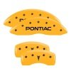 MGP 4 Caliper Covers Engraved Front Pontiac Rear Arrow Yellow Finish Blk Char 05 Pontiac Bonneville thumbnail 8