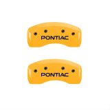 MGP 4 Caliper Covers Engraved Front & Rear Pontiac Yellow Finish Black Char 2004 Pontiac Bonneville thumbnail 2