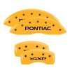 MGP 4 Caliper Covers Engraved Front Pontiac Rear Gxp Yellow Finish Blk Char 2005 Pontiac Bonneville thumbnail 9
