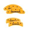 MGP 4 Caliper Covers Engraved Front & Rear Honda Yellow Finish Black Char 2003 Honda Element thumbnail 8