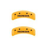 MGP 4 Caliper Covers Engraved Front & Rear Honda Yellow Finish Black Char 2003 Honda Element thumbnail 9