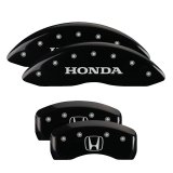 MGP 4 Caliper Covers Engraved Front & Rear MGP Yellow Finish Black Char 2005 Honda Accord thumbnail 5