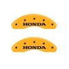 MGP 2 Caliper Covers Engraved Front Honda Yellow Finish Black Characters 1999 Honda Accord thumbnail 7
