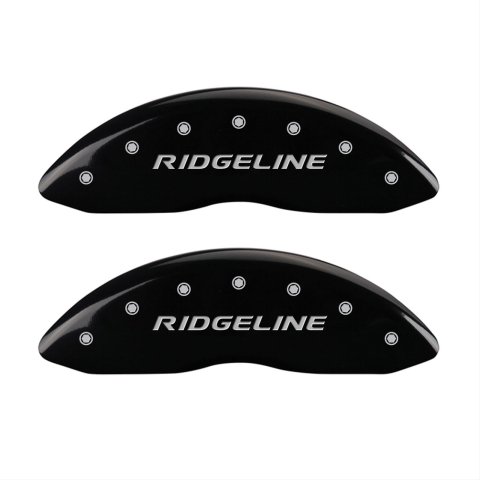 MGP 4 Caliper Covers Engraved Front & Rear Ridgeline Black Finish Silver Char 2019 Honda Ridgeline thumbnail 1
