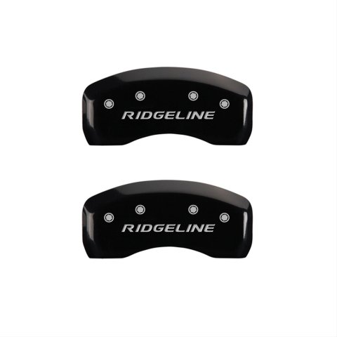 MGP 4 Caliper Covers Engraved Front & Rear Ridgeline Black Finish Silver Char 2019 Honda Ridgeline thumbnail 2