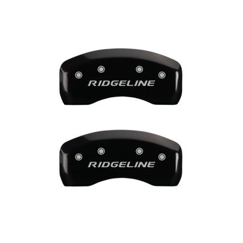 MGP 4 Caliper Covers Engraved Front & Rear Ridgeline Black Finish Silver Char 2019 Honda Ridgeline thumbnail 2