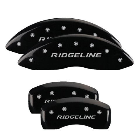 MGP 4 Caliper Covers Engraved Front & Rear Ridgeline Black Finish Silver Char 2019 Honda Ridgeline thumbnail 7