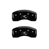 MGP 4 Caliper Covers Engraved Front & Rear Circle K/Kia Black Finish Silver Char 2013 Kia Optima thumbnail 9