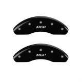 MGP 4 Caliper Covers Engraved Front & Rear MGP Black Finish Silver Characters 2011 Kia Optima thumbnail 1
