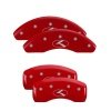 MGP 4 Caliper Covers Engraved Front & Rear Circle K/Kia Red Finish Silver Char 2019 Kia Niro thumbnail 8