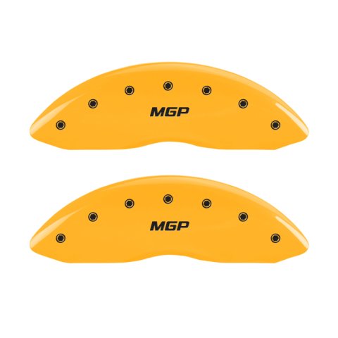 MGP 4 Caliper Covers Engraved Front & Rear MGP Yellow Finish Black Characters 2016 Kia Sedona thumbnail 6