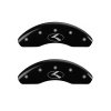 MGP 2 Caliper Covers Engraved Front Circle K/Kia Black Finish Silver Char 2018 Kia Rio thumbnail 6