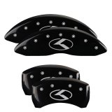 MGP 4 Caliper Covers Engraved Front & Rear Circle K/Kia Black Finish Silver Char 2018 Kia Stinger thumbnail 1
