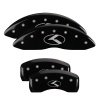 MGP 4 Caliper Covers Engraved Front & Rear Circle K/Kia Black Finish Silver Char 2019 Kia Optima thumbnail 5