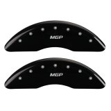 MGP 4 Caliper Covers Engraved Front & Rear MGP Black Finish Silver Char 2013 Mercedes-Benz SL550 thumbnail 1