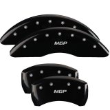 MGP 4 Caliper Covers Engraved Front & Rear MGP Black Finish Silver Char 2013 Mercedes-Benz SL550 thumbnail 3