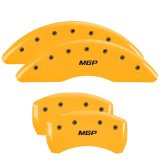 MGP 4 Caliper Covers Engraved Front & Rear MGP Yellow Finish Black Char 2013 Mercedes-Benz SL550 thumbnail 3