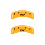 MGP 4 Caliper Covers Engraved Front & Rear MGP Yellow Finish Black Char 2010 Hyundai Sonata thumbnail 9